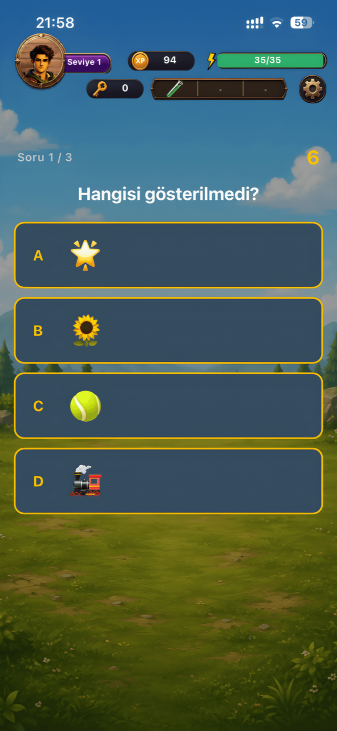 Hangisi Yoktu mini oyun